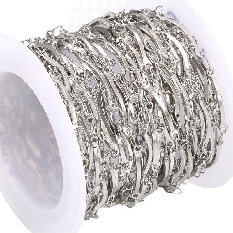 Stainless Steel Elbow Chain Punk Style Necklace With Electrolytic Brightening For Men And Women - Image 5
