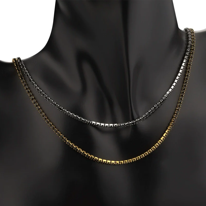 Stainless Steel Electrolysis Claw Chain Unisex Necklace Bracelet Clothing Chain - Image 3