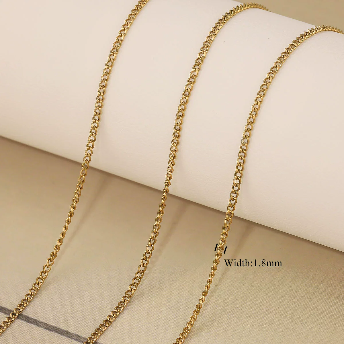 Stainless Steel Electroplated Bead Chain Box Chain Cross Chain Jewelry Accessories For Diy Necklace Bracelet - Image 12