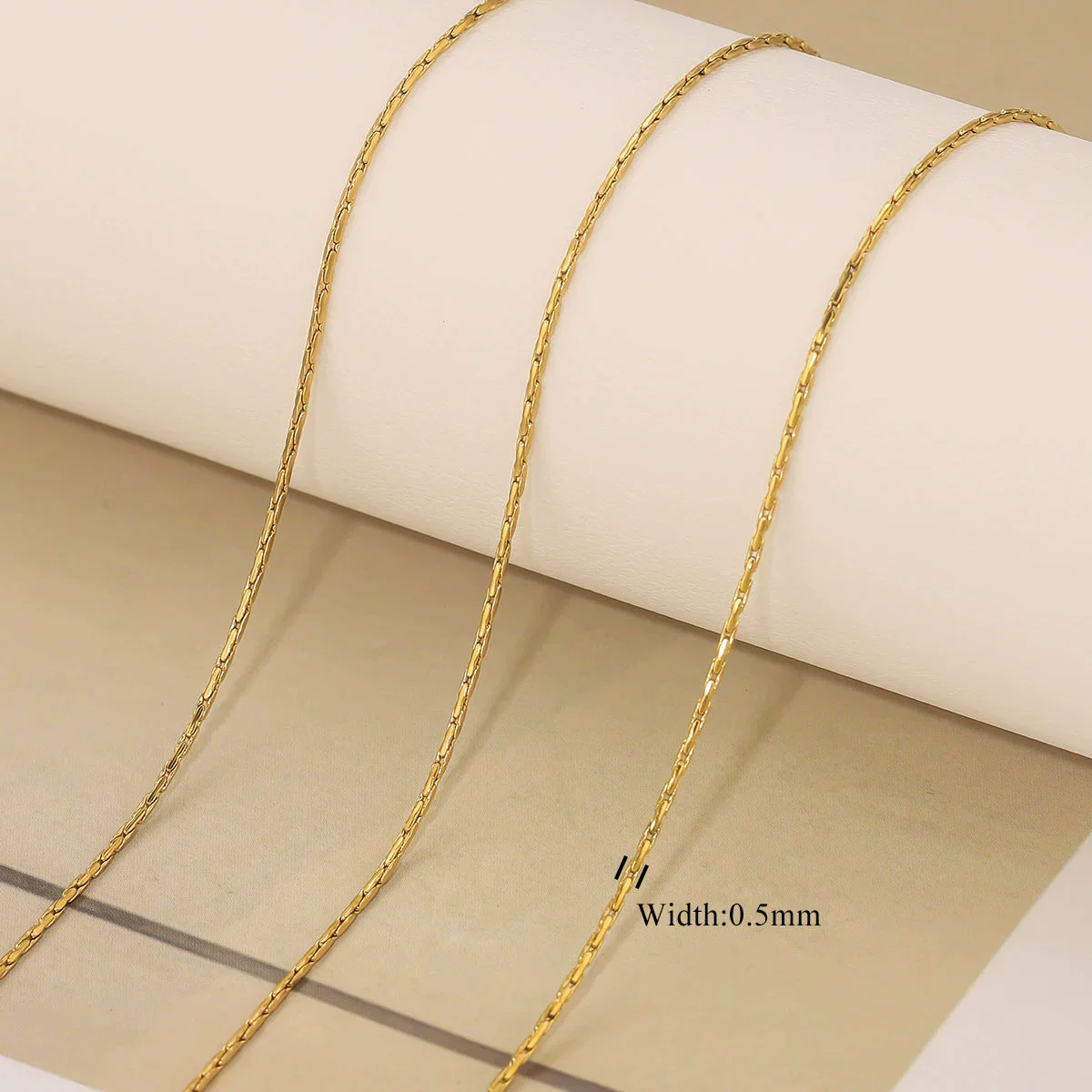 Stainless Steel Electroplated Bead Chain Box Chain Cross Chain Jewelry Accessories For Diy Necklace Bracelet - Image 16