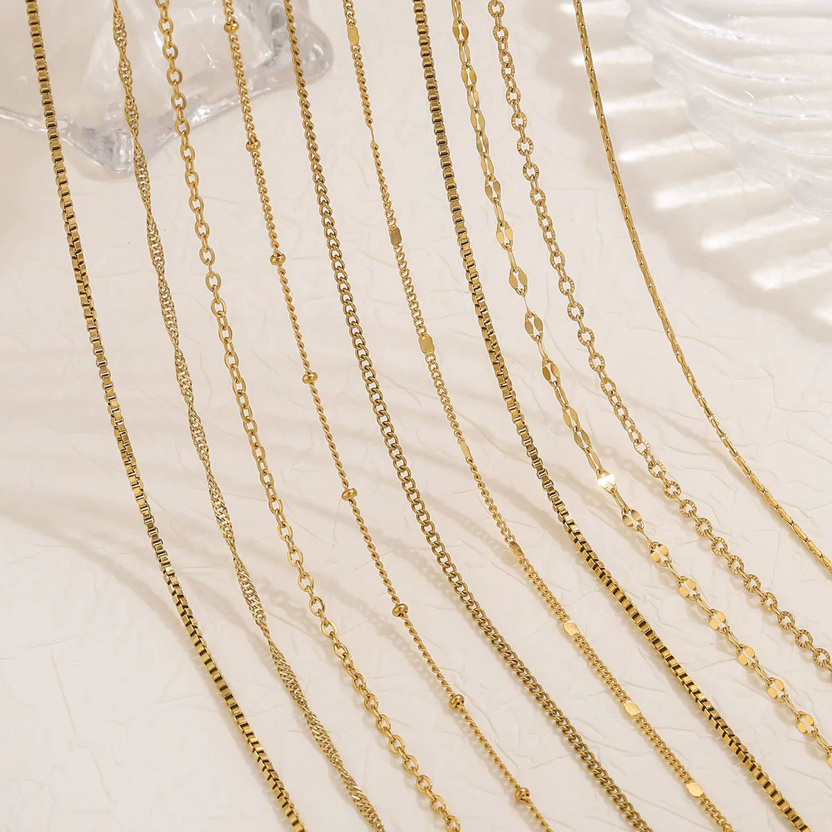 Stainless Steel Electroplated Bead Chain Box Chain Cross Chain Jewelry Accessories For Diy Necklace Bracelet - Image 4