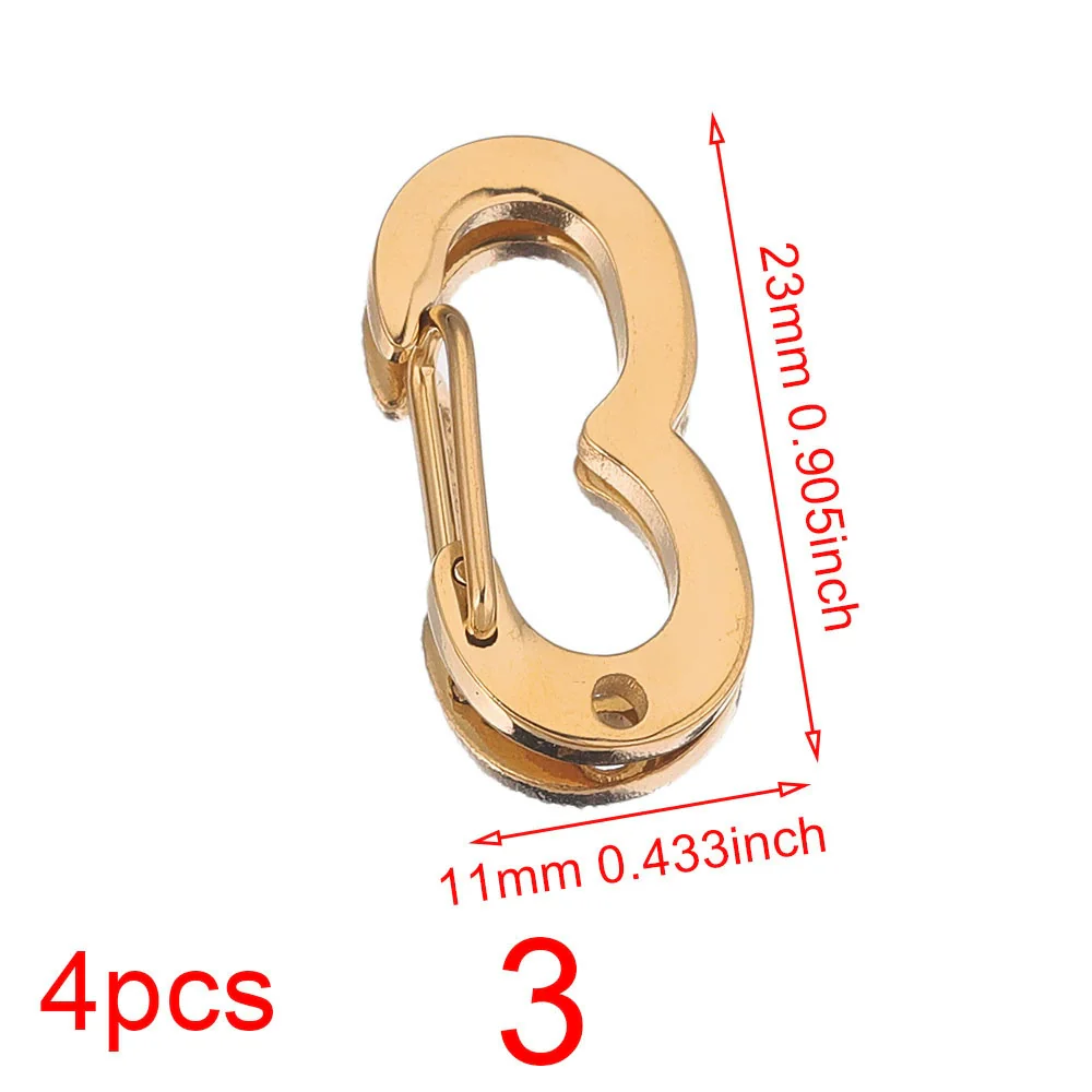 Stainless Steel Electroplated Digital Arabic Numeral Lobster Clasp For Diy Jewelry - Image 19