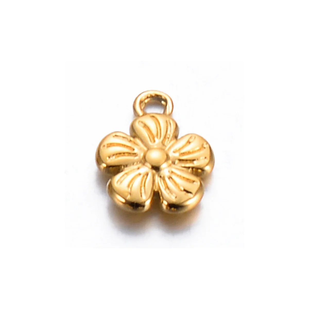 Stainless Steel Electroplated Geometric Love Flower Butterfly Bird Padlock Pendant Diy Bracelet Accessories - Image 12