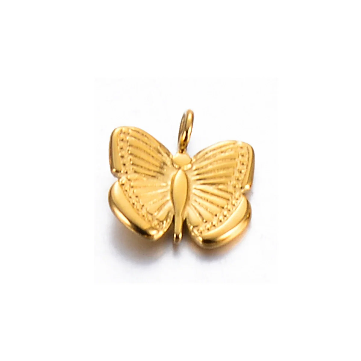 Stainless Steel Electroplated Geometric Love Flower Butterfly Bird Padlock Pendant Diy Bracelet Accessories - Image 13
