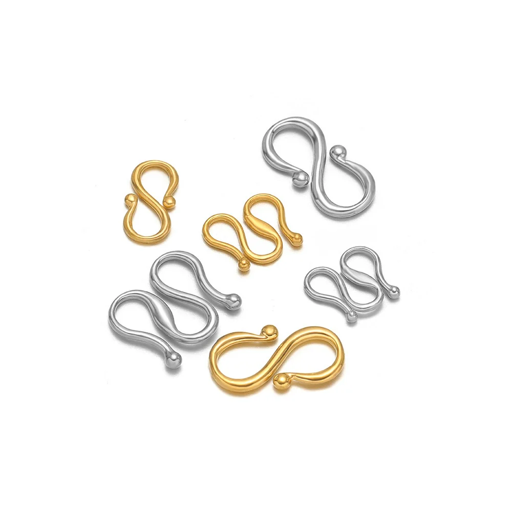 Stainless Steel Electroplated S W Shape Necklace Making Accessories Diy Jewelry Supplies - Image 4