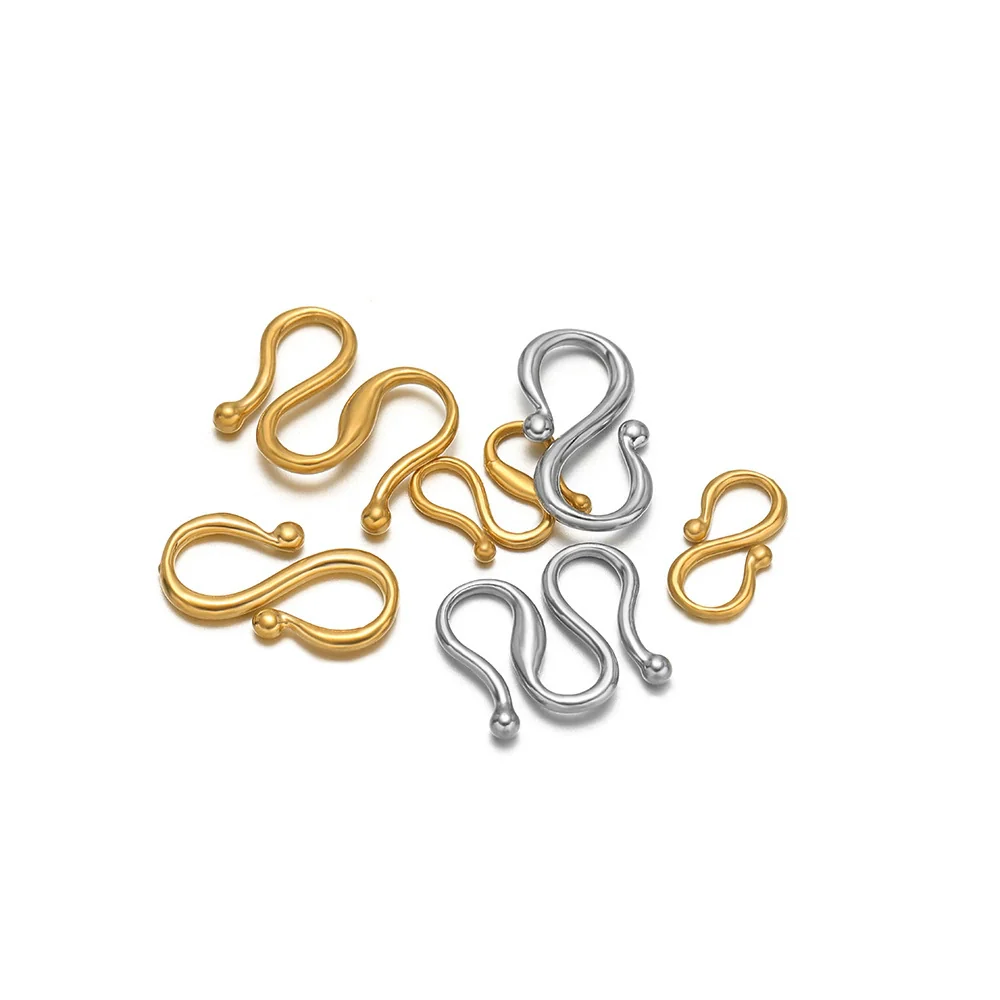 Stainless Steel Electroplated S W Shape Necklace Making Accessories Diy Jewelry Supplies - Image 5