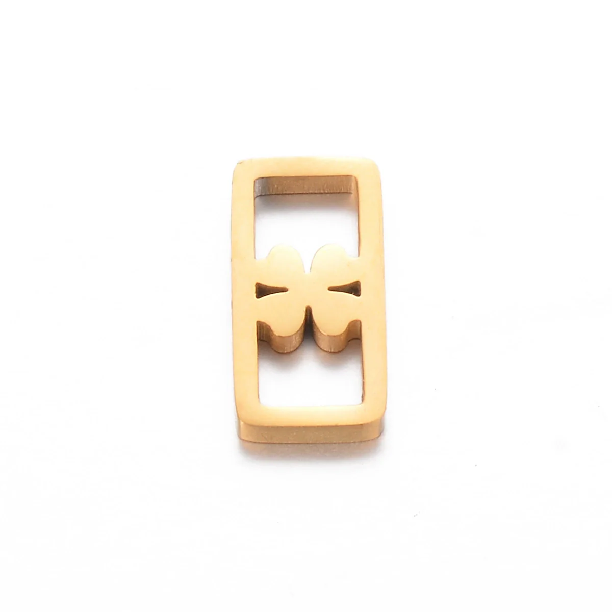 Stainless Steel Electroplated Square Hollow Four Leaf Clover Love Star Pendant Diy Woven Bracelet Accessories - Image 10