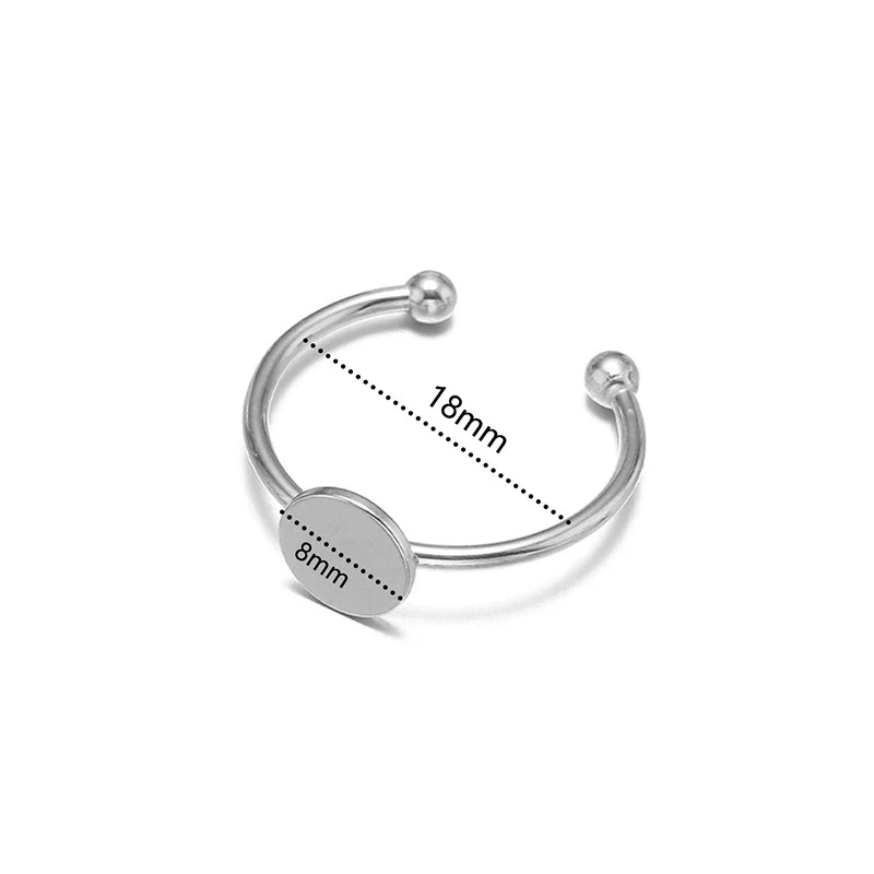 Stainless Steel Electroplated Ushape Ring Holder - Image 11