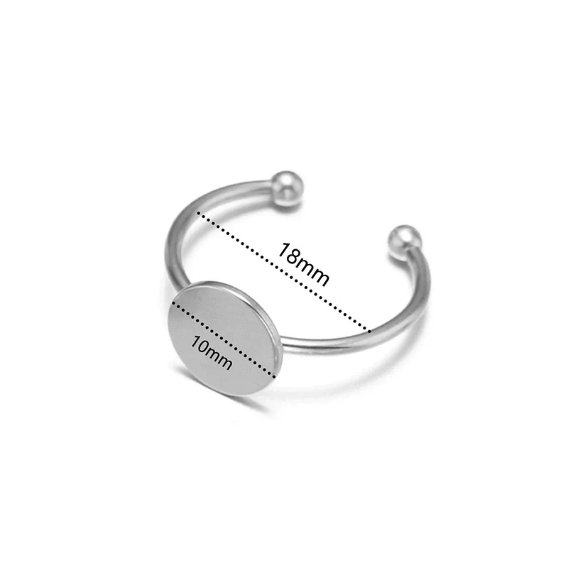 Stainless Steel Electroplated Ushape Ring Holder - Image 12