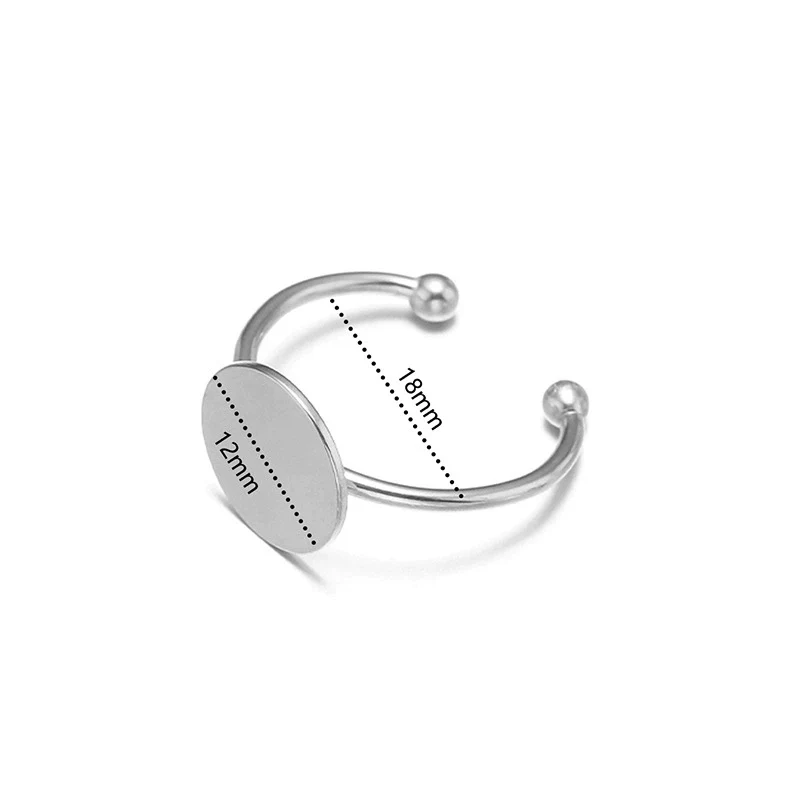 Stainless Steel Electroplated Ushape Ring Holder - Image 13