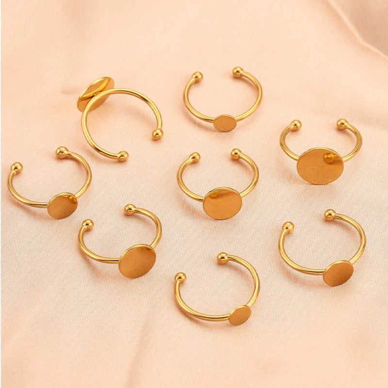 Stainless Steel Electroplated Ushape Ring Holder - Image 4