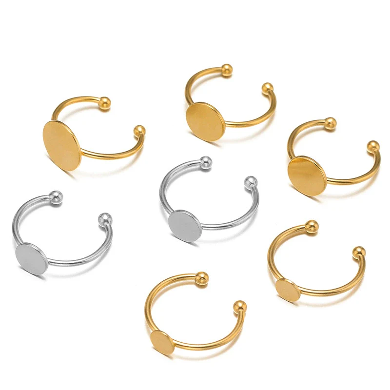 Stainless Steel Electroplated Ushape Ring Holder - Image 5