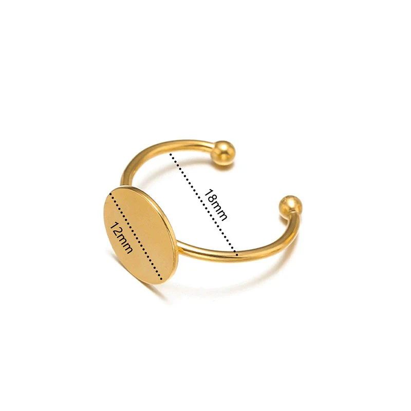 Stainless Steel Electroplated Ushape Ring Holder - Image 9
