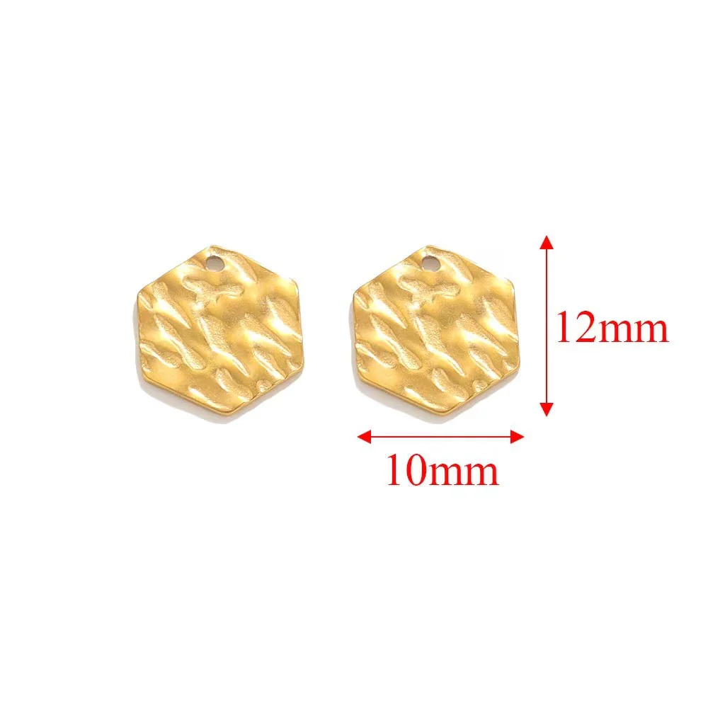 Stainless Steel Embossed Geometric Totem Jewelry Connection Accessories Pendant For Bracelet And Necklace - Image 11