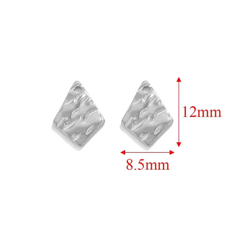 Stainless Steel Embossed Geometric Totem Jewelry Connection Accessories Pendant For Bracelet And Necklace - Image 22