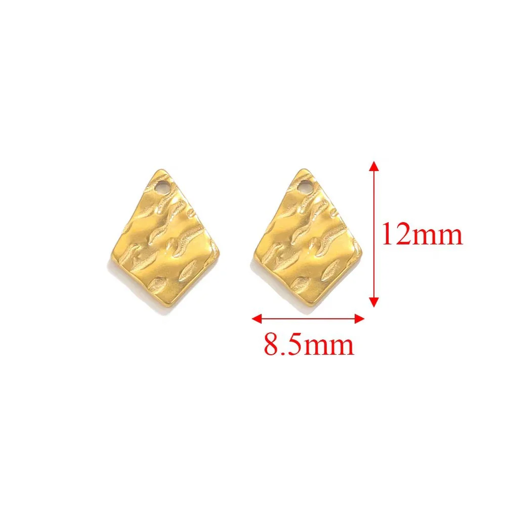 Stainless Steel Embossed Geometric Totem Jewelry Connection Accessories Pendant For Bracelet And Necklace - Image 23