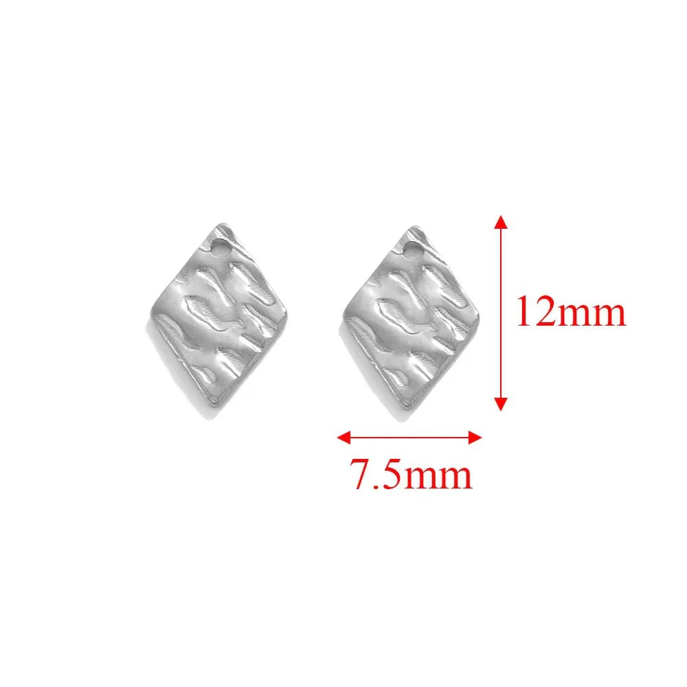 Stainless Steel Embossed Geometric Totem Jewelry Connection Accessories Pendant For Bracelet And Necklace - Image 8
