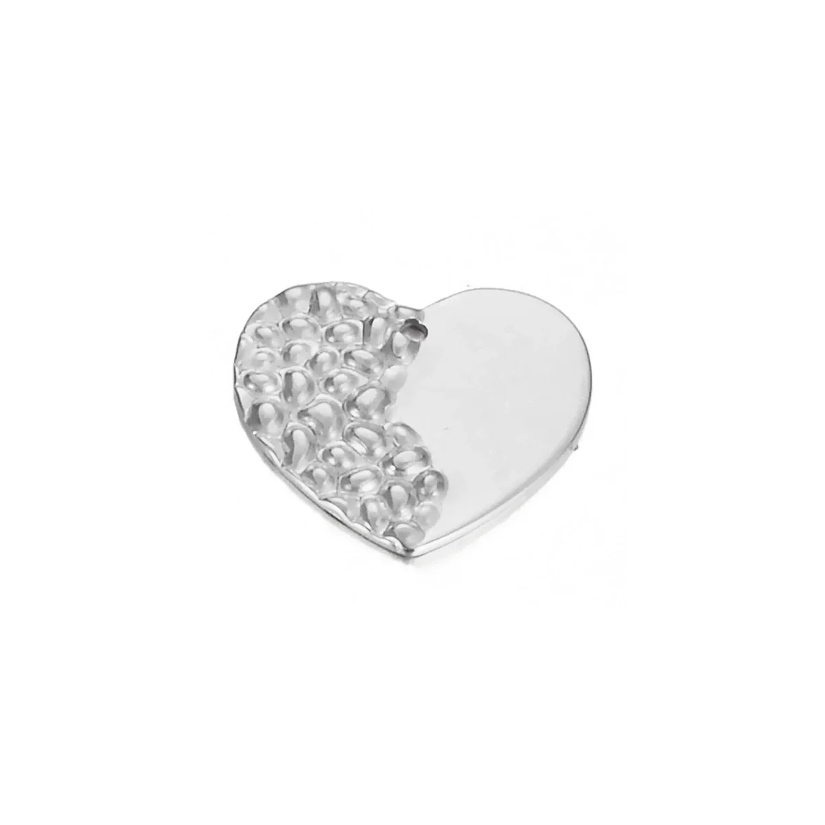Stainless Steel Embossed Love Heart Electroplated Earrings Jewelry Accessories - Image 20