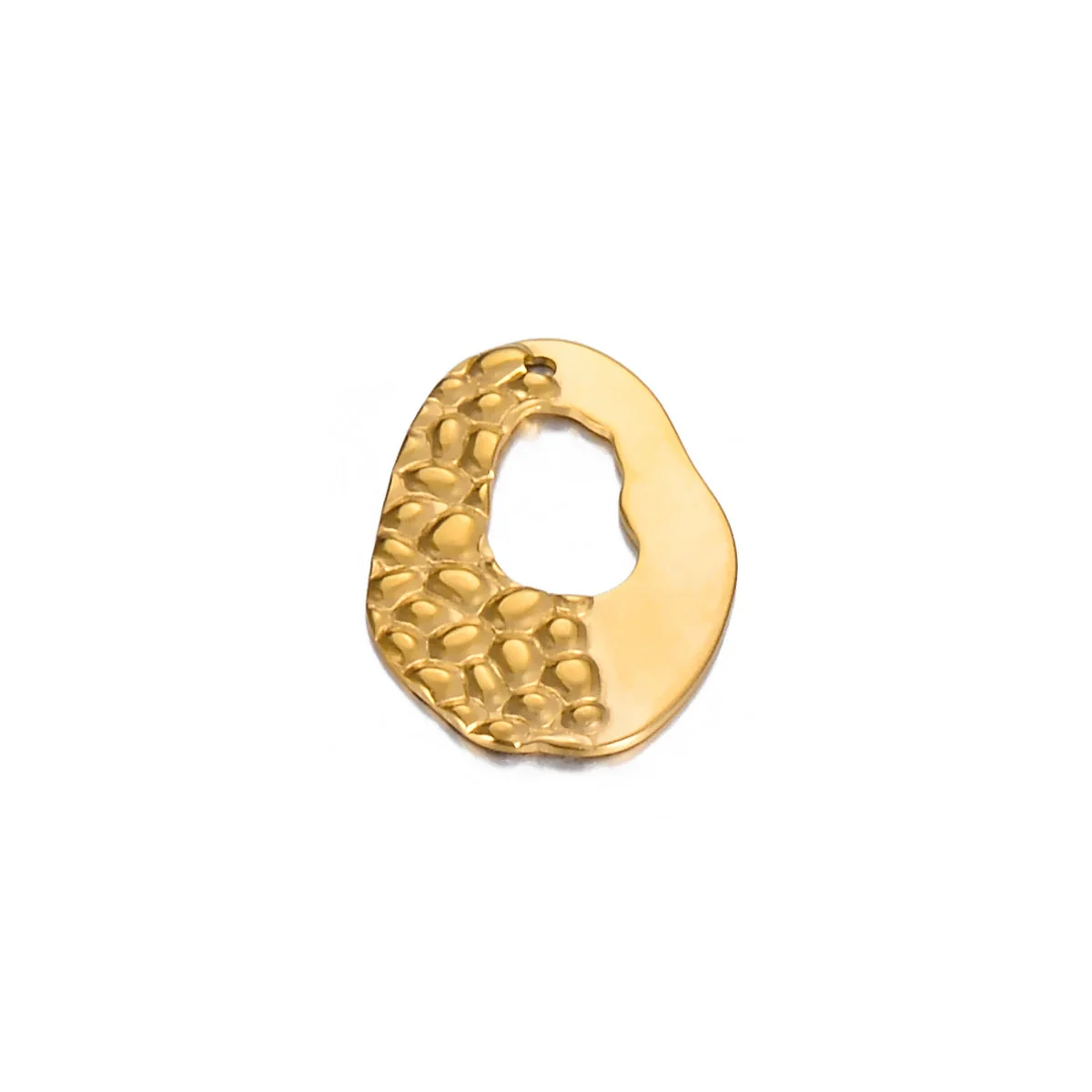 Stainless Steel Embossed Love Heart Electroplated Earrings Jewelry Accessories - Image 9