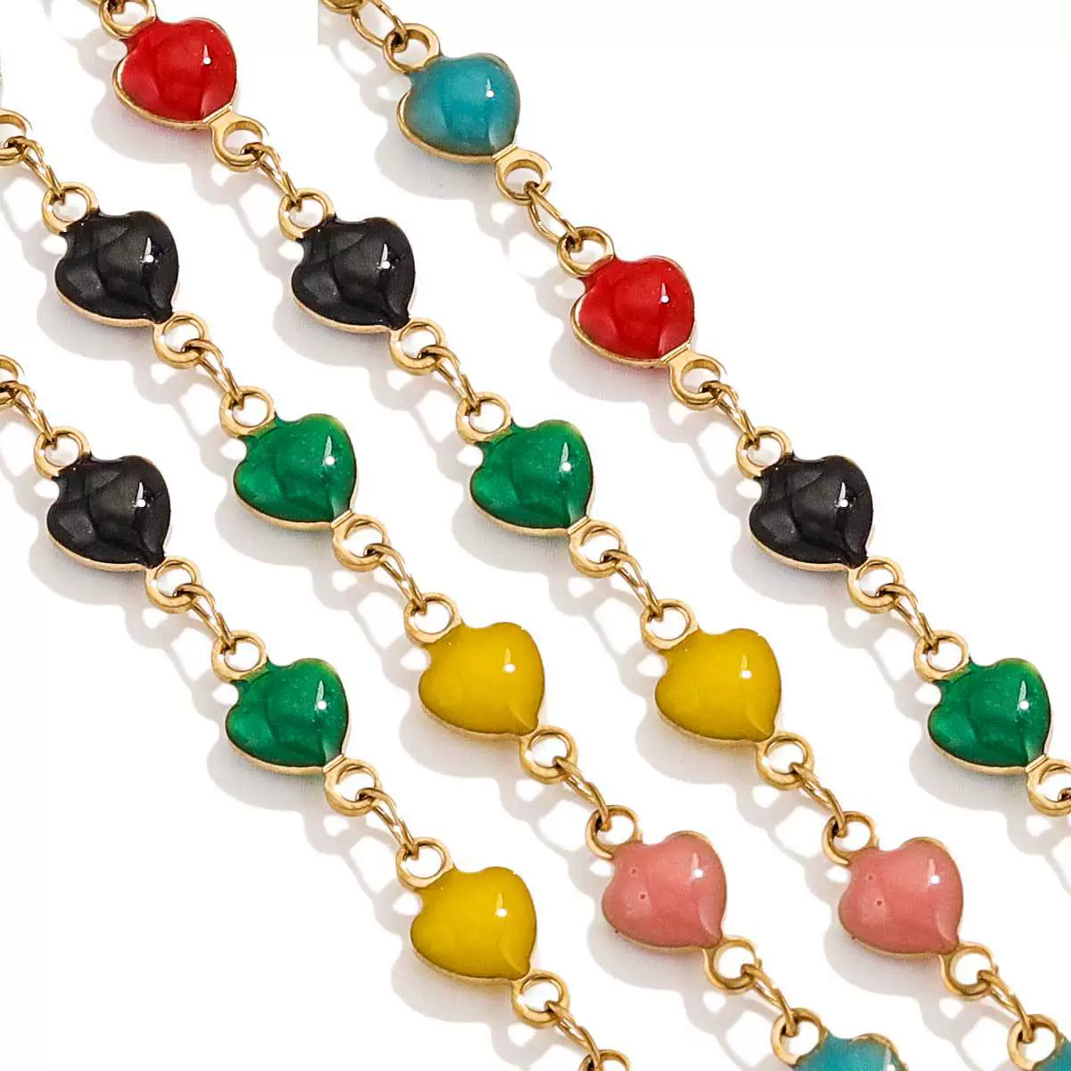 Stainless Steel Enamel Electroplated Jewelry Chain For Necklace And Bracelet - Image 13