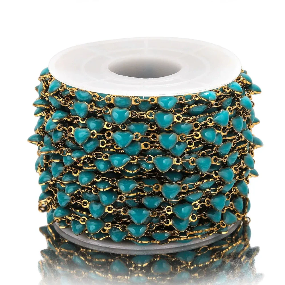 Stainless Steel Enamel Electroplated Jewelry Chain For Necklace And Bracelet - Image 5