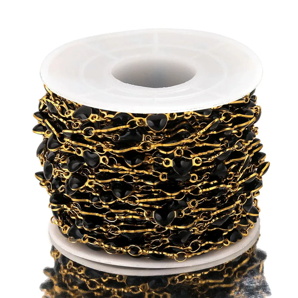 Stainless Steel Enamel Electroplated Jewelry Chain For Necklace And Bracelet - Image 6
