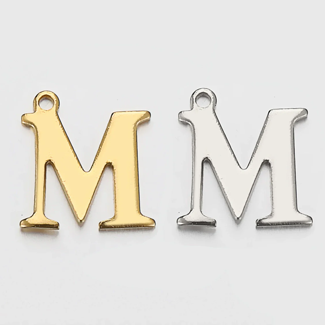 Stainless Steel English Letter Pendant Electroplated Gold Necklace Accessories - Image 18