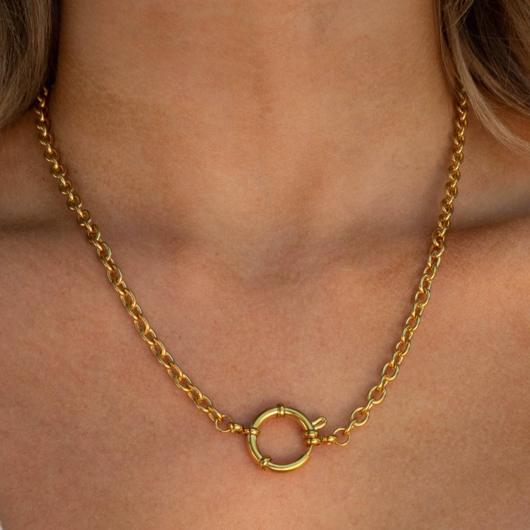Stainless Steel Fashion Animal Series Geometric Pendant Necklace With Furnace Vacuum Plating 18K Gold Color - Image 22