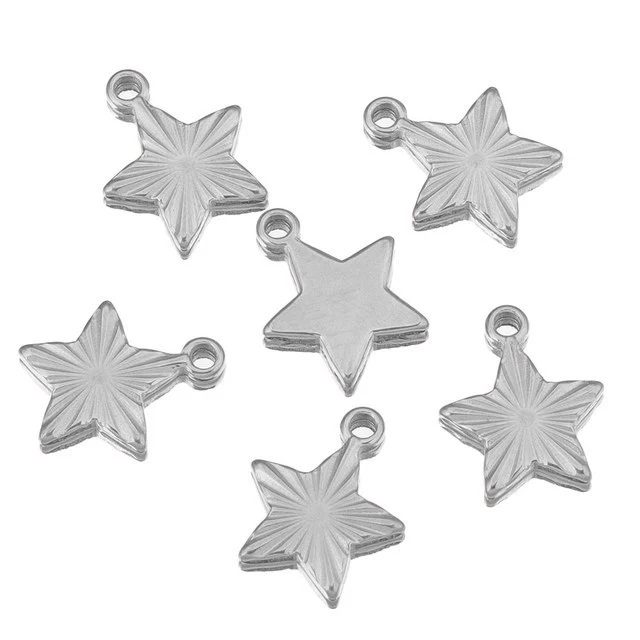 Stainless Steel Fish Pattern Lovely Pendant Jewelry For Diy Earrings Bracelet Necklace With Electroplating - Image 7