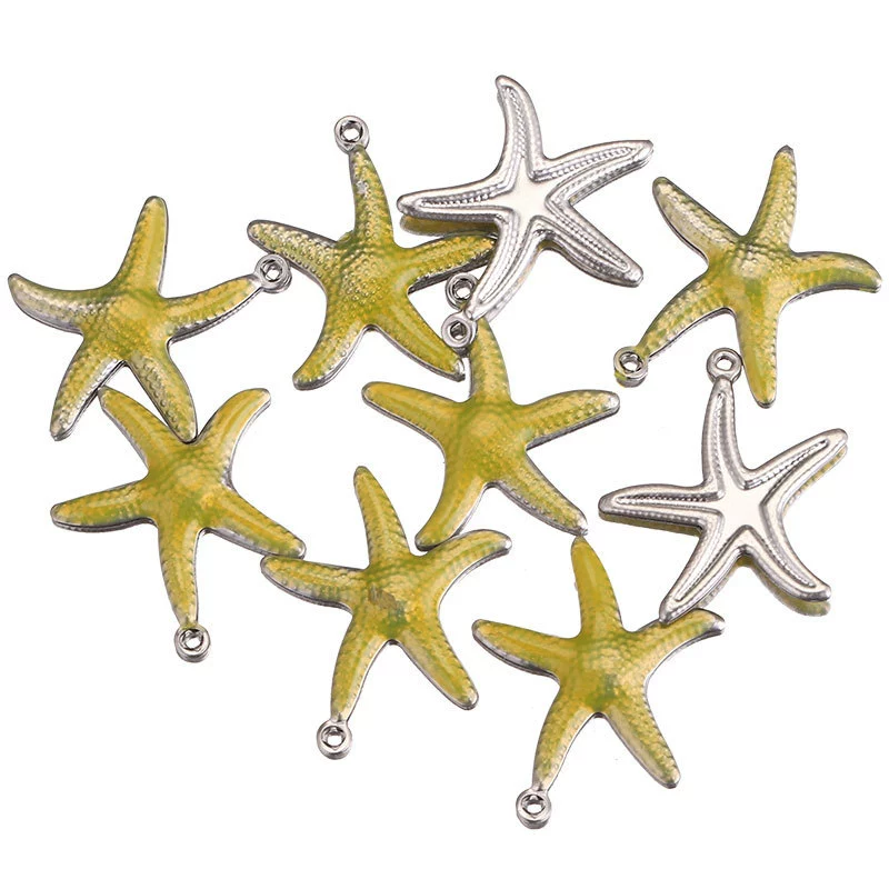 Stainless Steel Fivepointed Star Pendant Necklace Bracelet Diy Jewelry Accessories Electroplated Totem Niche Style - Image 5