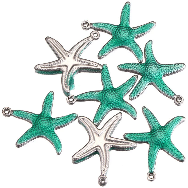 Stainless Steel Fivepointed Star Pendant Necklace Bracelet Diy Jewelry Accessories Electroplated Totem Niche Style - Image 7