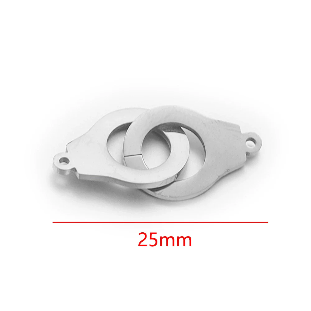 Stainless Steel Geometric Baking Paint Round Sliding Ring Buckle Diy Jewelry Accessories Pendant Bracelet Necklace - Image 2