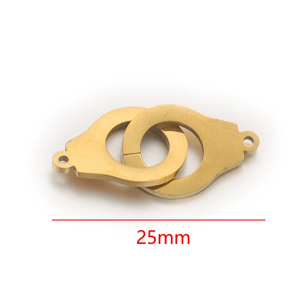Stainless Steel Geometric Baking Paint Round Sliding Ring Buckle Diy Jewelry Accessories Pendant Bracelet Necklace - Image 7