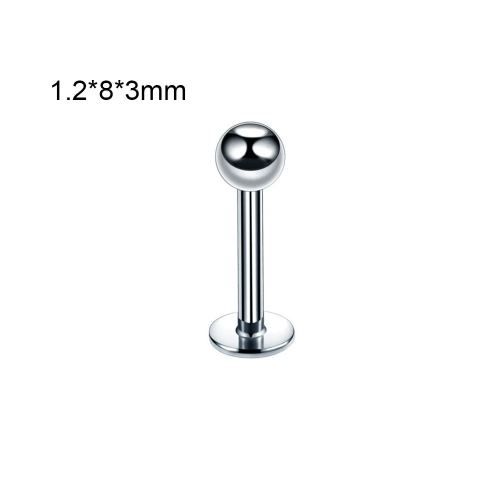 Stainless Steel Geometric Body Piercing Jewelry Electroplating Unisex Nose Ring Eyebrow Nail Lip Tongue Navel Ring - Image 9