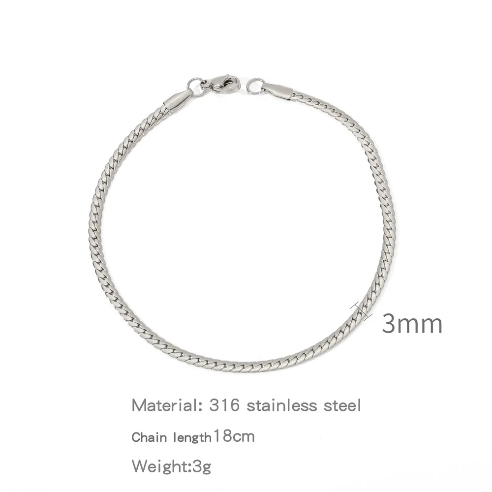 Stainless Steel Geometric Electroplated Unisex Bracelet Jewelry - Image 10