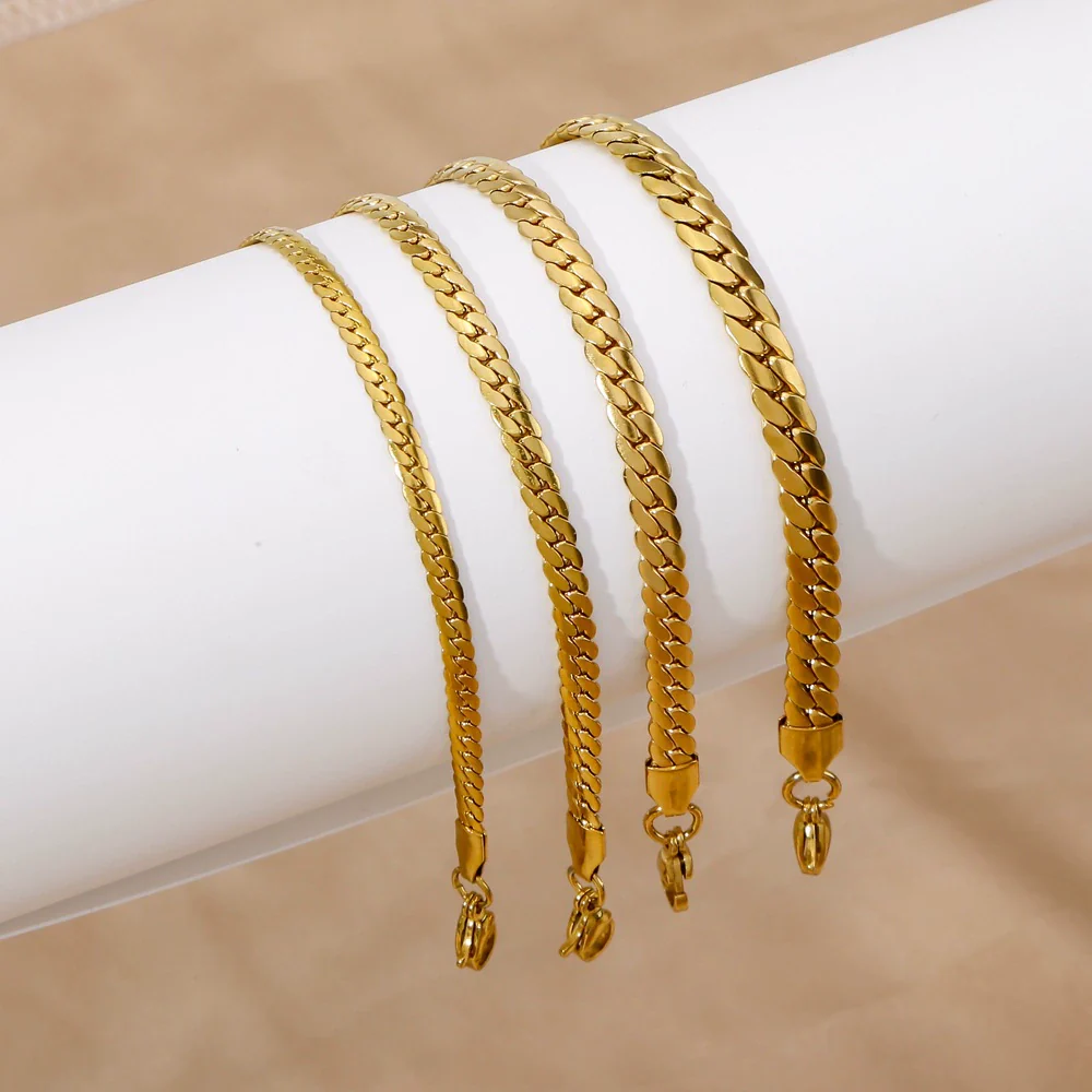 Stainless Steel Geometric Electroplated Unisex Bracelet Jewelry - Image 4