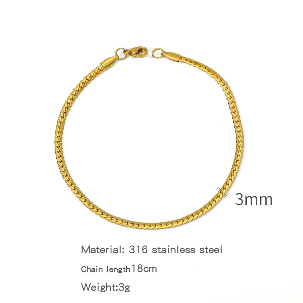 Stainless Steel Geometric Electroplated Unisex Bracelet Jewelry - Image 6