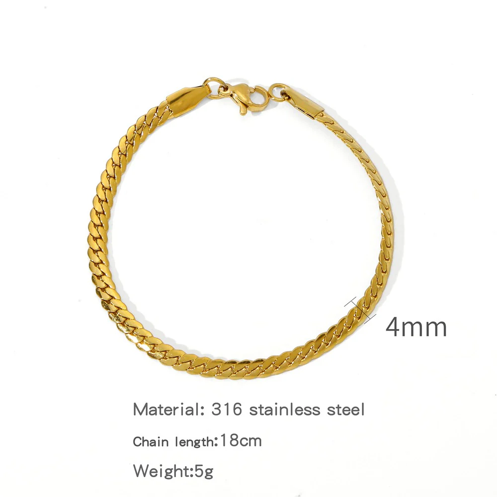 Stainless Steel Geometric Electroplated Unisex Bracelet Jewelry - Image 7