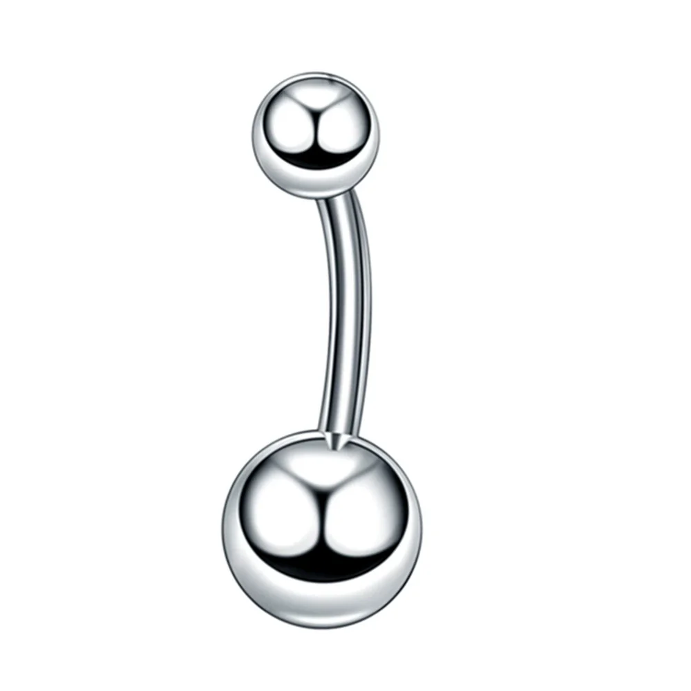 Stainless Steel Geometric Electroplating Unisex Navel Ring Body Piercing Jewelry - Image 6