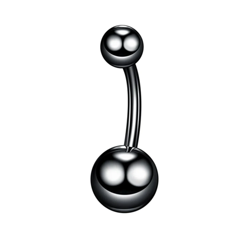 Stainless Steel Geometric Electroplating Unisex Navel Ring Body Piercing Jewelry - Image 8