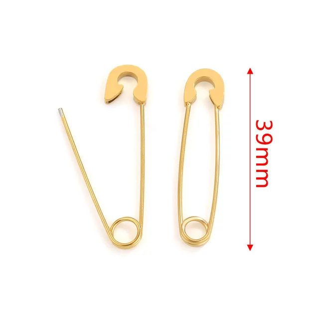 Stainless Steel Geometric Hirback Pattern Handmade Electroplated Brooch Accessories - Image 6