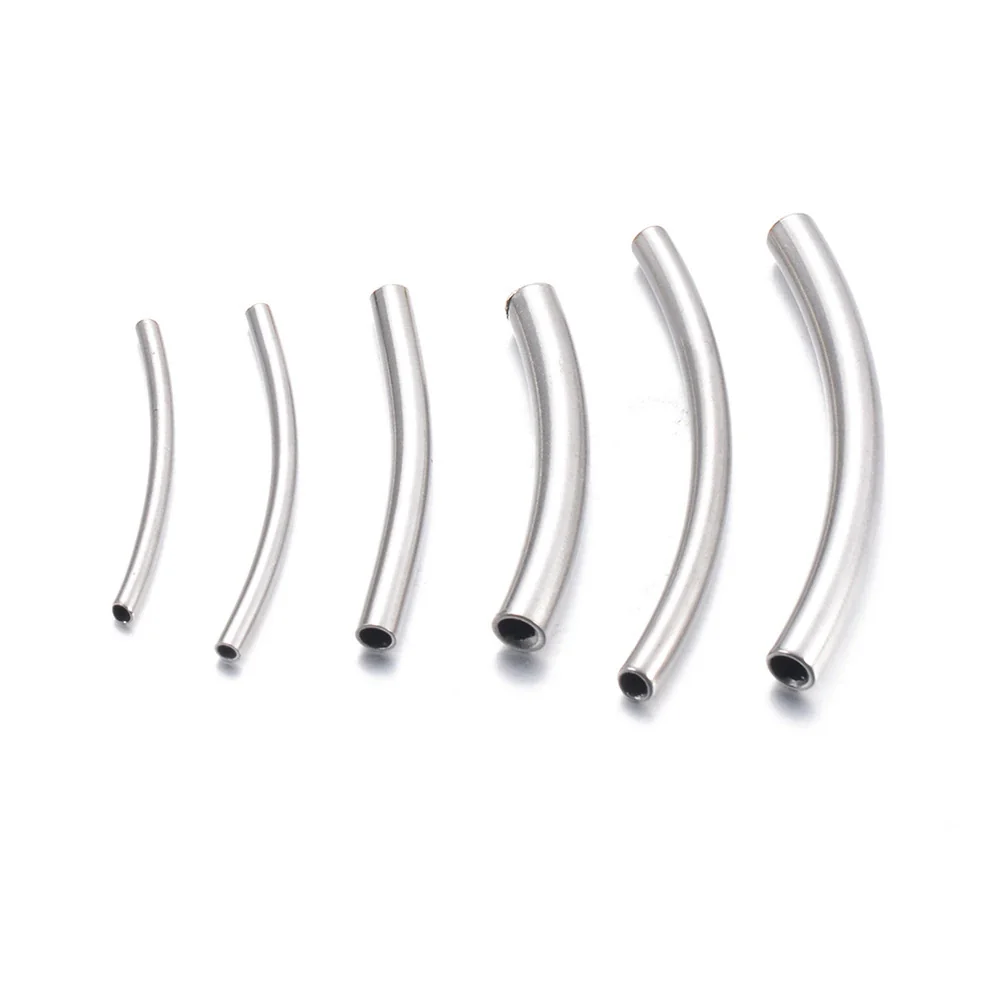 Stainless Steel Geometric Hollow Tube Handmade Electroplated Bracelet And Necklace Accessories - Image 6