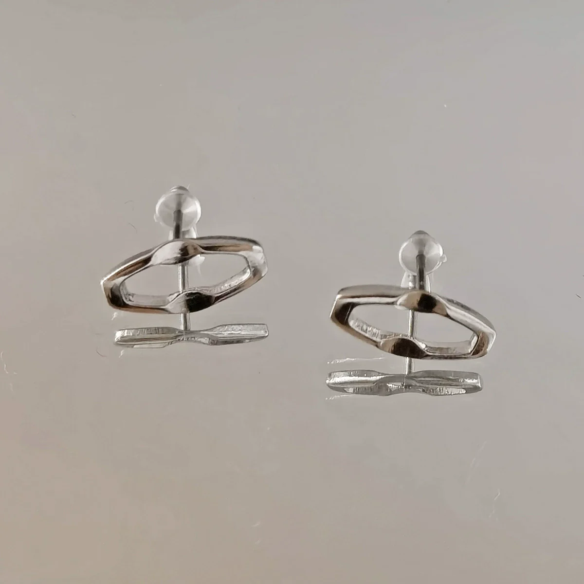 Stainless Steel Geometric Prismatic Unisex Earrings With Cool And Personalized Style And Polish Technology - Image 6