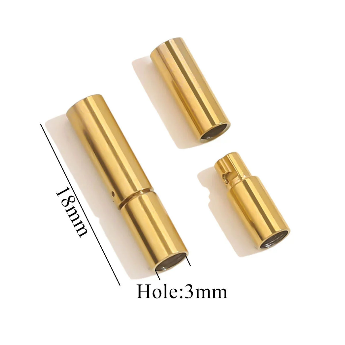 Stainless Steel Geometric Rotary Buckle Jewelry Accessories For Bracelet And Necklace With Electroplating - Image 10