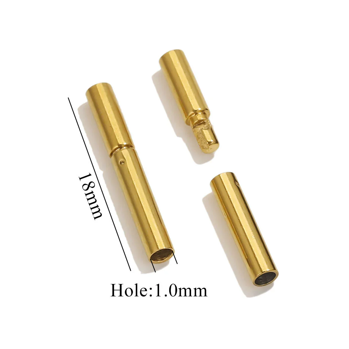 Stainless Steel Geometric Rotary Buckle Jewelry Accessories For Bracelet And Necklace With Electroplating - Image 7
