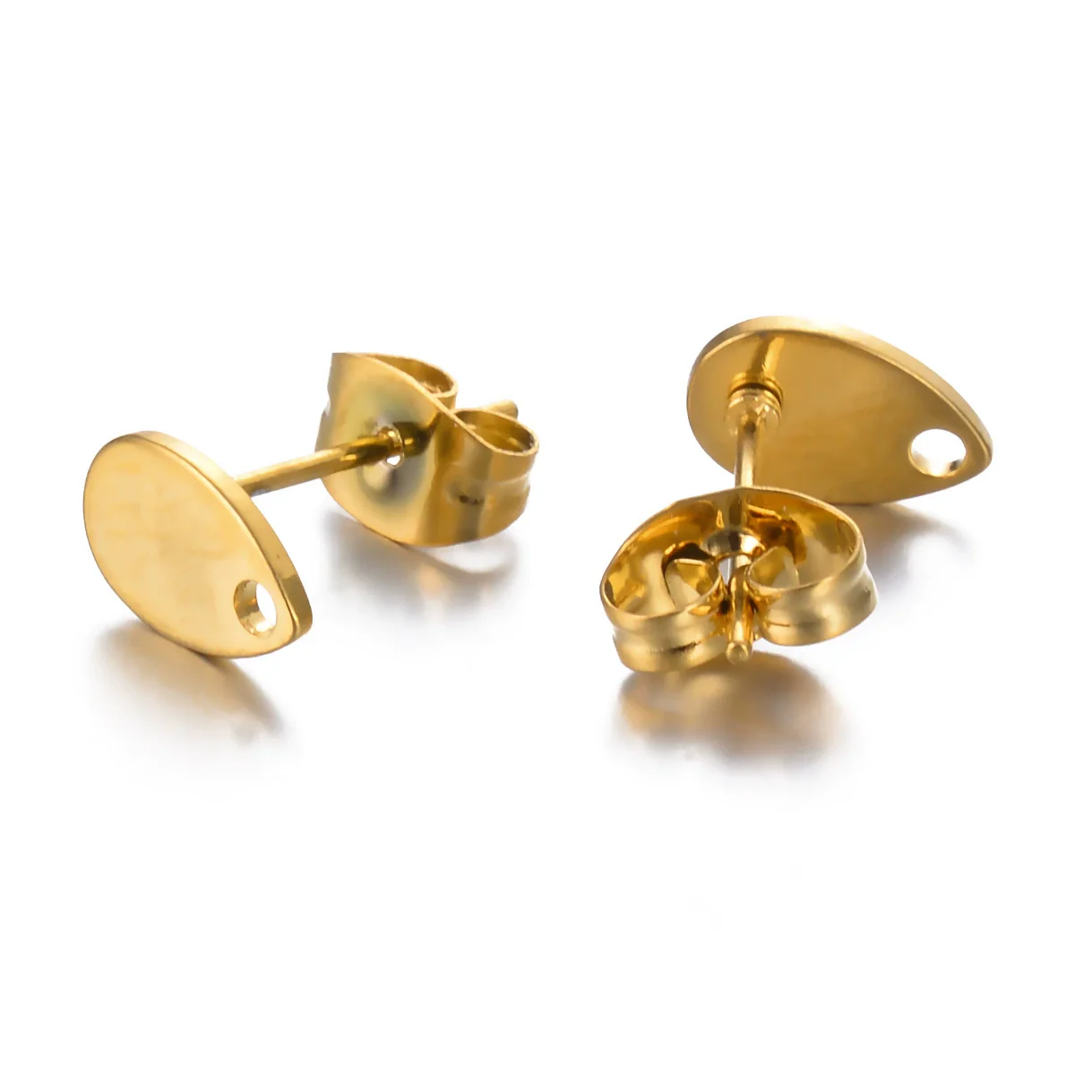 Stainless Steel Geometric Shape Electroplated Handmade Earring Material - Image 12
