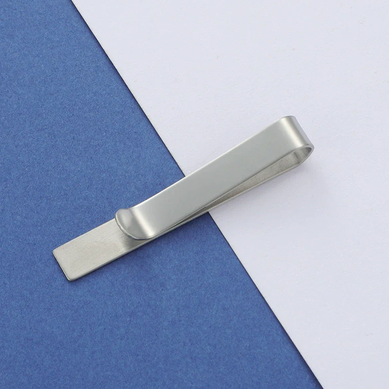 Stainless Steel Geometric Tie Clip Jewelry Accessories Polish Style Unisex - Image 11