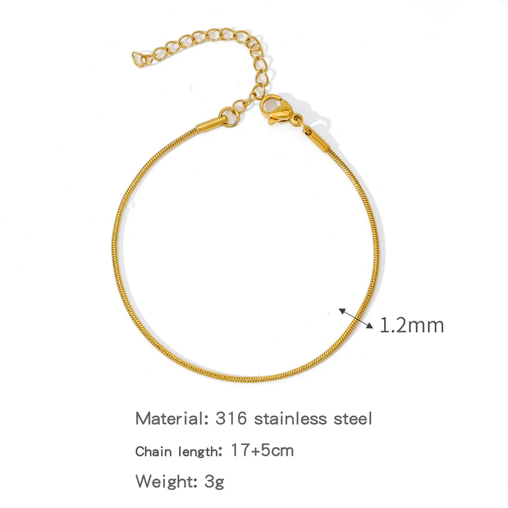 Stainless Steel Geometric Unisex Bracelet Electroplated - Image 33