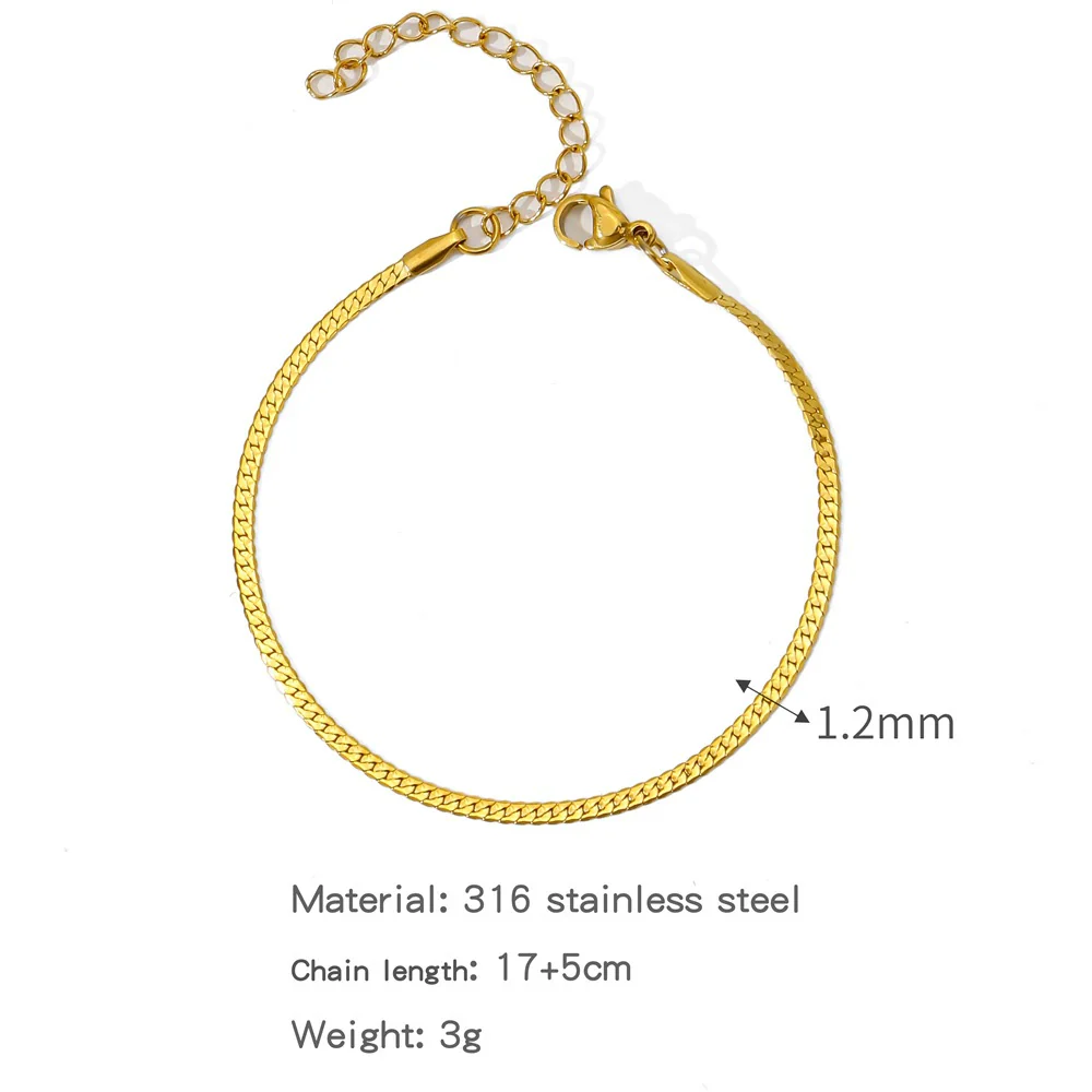 Stainless Steel Geometric Unisex Bracelet Electroplated - Image 41