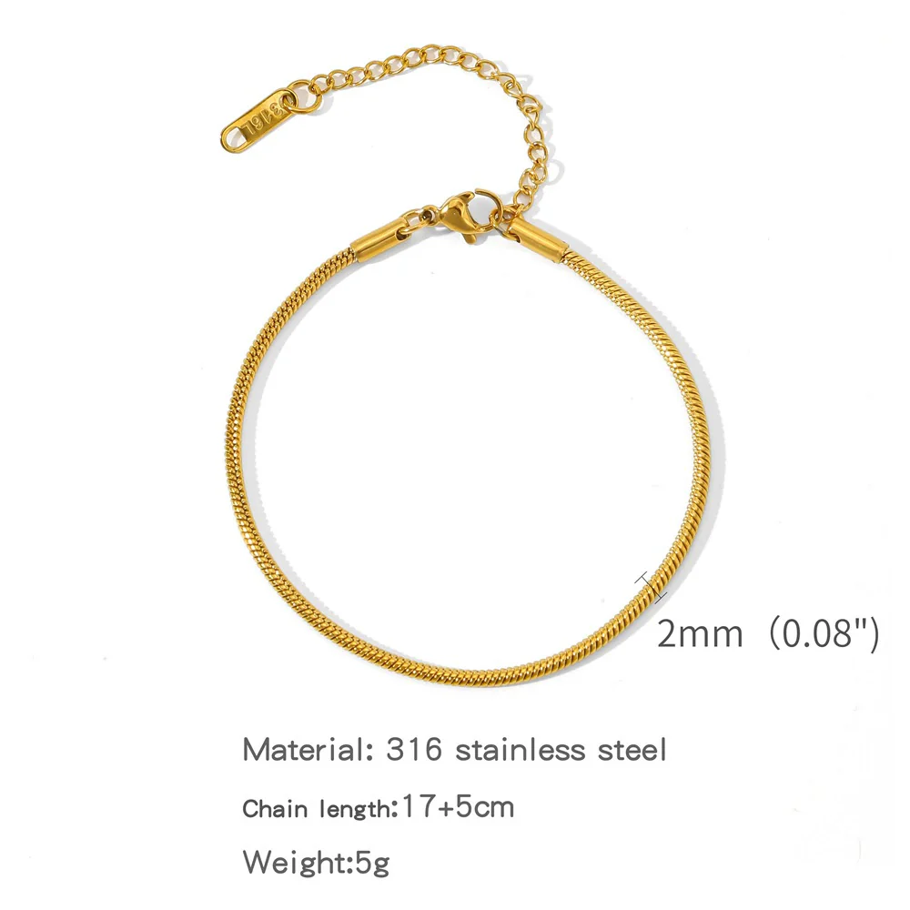 Stainless Steel Geometric Unisex Bracelet Electroplated - Image 6